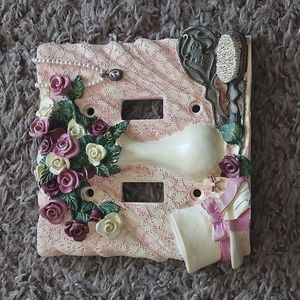 Floral light switch cover